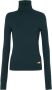Balmain Fijngebreide coltrui Green Dames - Thumbnail 1