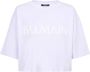 Balmain T-shirt met logopatch Wit - Thumbnail 1