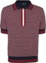 Balmain Multicolor Polo T-shirts met Ritssluiting en Monogrampatroon Meerkleurig Heren - Thumbnail 1