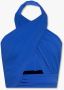 Balmain Stijlvolle blauwe en groene mouwloze shirt voor vrouwen Blauw Dames - Thumbnail 1