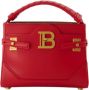Balmain B-Buzz 22 Top Handle leather bag Rood Dames - Thumbnail 8