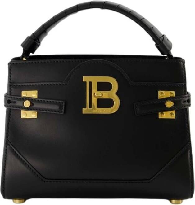 Balmain Satchels B BUZZ 22 Handle Bag Leather in zwart