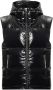 Balmain Doudoune sans manches en nylon à capuche Zwart Heren - Thumbnail 1