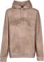 Balmain Hoodie in eco-responsible cotton with Paris desert logo print Beige Heren - Thumbnail 1