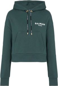 Balmain Groene Sweaters voor Heren Groen Dames