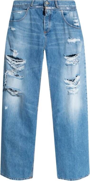 Balmain Jeans met vintage effect Blauw Heren