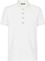 Balmain Stijlvol wit poloshirt met geplooide kraag White Heren - Thumbnail 1