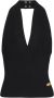 Balmain Gebreide haltertop Zwart - Thumbnail 1