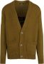 Balmain Gebreide cardigan met logo Green Heren - Thumbnail 1