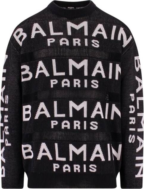 Balmain Knitwear Zwart Heren