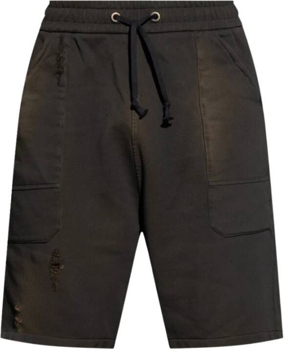 Balmain Vernietigd houtskool effect Bermuda Black Heren