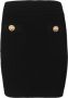 Balmain Korte gebreide rok Zwart Dames - Thumbnail 1