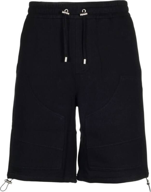 Balmain Korte katoenen shorts voor heren Zwart Heren