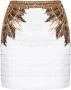 Balmain Embroidered tweed skirt White Dames - Thumbnail 1