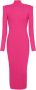 Balmain Robe longue en laine Roze Dames - Thumbnail 1