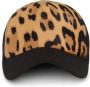 Balmain Leopard print leather cap Brown Dames - Thumbnail 3