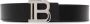 Balmain Zwarte Leren Herenriem met Zilveren B Logo Gesp Zwart Heren - Thumbnail 5