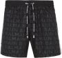 Balmain Zwembroek met logoprint Zwart - Thumbnail 1