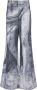 Balmain Losvallende jeans met statue print Gray Heren - Thumbnail 1