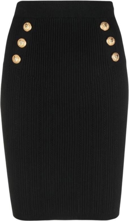 Balmain High waist rok Zwart - Foto 1
