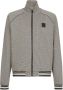 Balmain Mini monogrammed jacquard zipped jacket Zwart Heren - Thumbnail 1