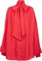 Balmain Fuchsia Shirts voor Dames Aw23 Rood Dames - Thumbnail 1