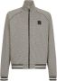Balmain Mini monogrammed jacquard zipped jacket Zwart Heren - Thumbnail 1