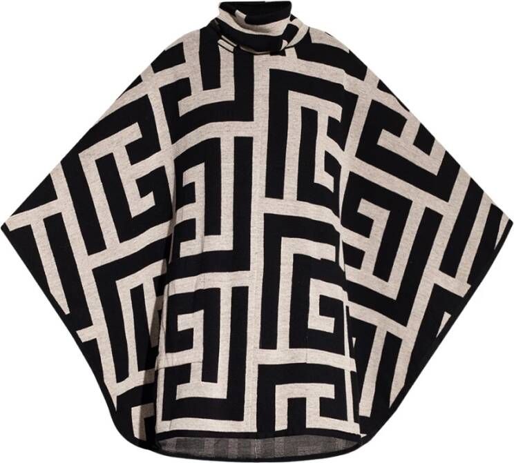 Balmain Top met geometrisch patroon Zwart - Foto 3