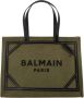 Balmain Shoppers & Totes B-Army Medium Shopper Bag in groen - Thumbnail 2