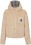 Balmain Omkeerbare gewatteerde jas met monogram Beige Heren - Thumbnail 1