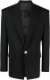 Balmain Op maat gemaakte oversized zwarte blazer Zwart Heren - Thumbnail 1