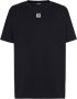 Balmain Oversized T-shirt van milieuvriendelijk katoen met reflecterende maxi logo print. Zwart Heren - Thumbnail 1