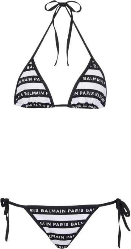Balmain Paris driehoek bikini Wit Dames