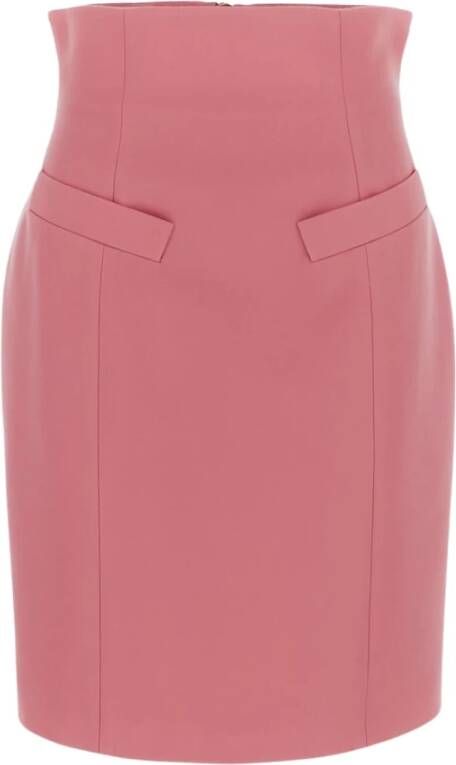 Balmain Pencil Skirts Roze Dames