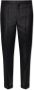 Balmain Rechttoe-rechtaan mini-trousers met monogram Black Heren - Thumbnail 1