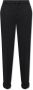 Balmain Crepe rechte broek Black Heren - Thumbnail 1