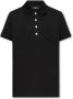 Balmain Monogram Patroon Polo Shirt Black Heren - Thumbnail 1