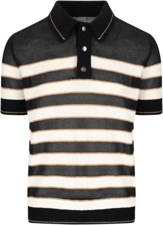 Balmain Polo Shirts Zwart Heren