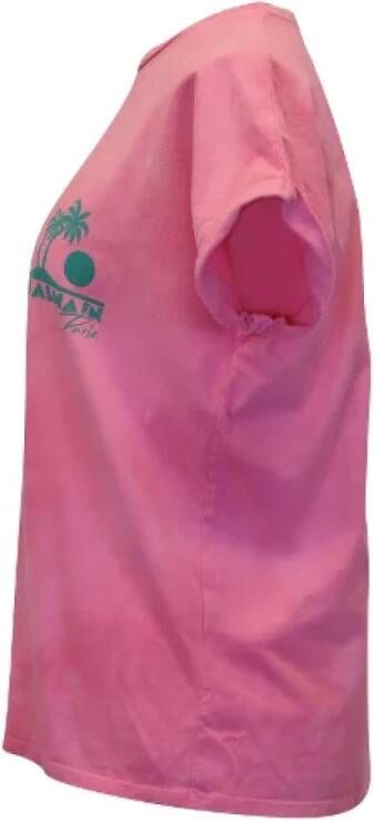 Balmain Pre-owned Cotton tops Roze Dames