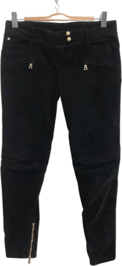 Balmain Pre-owned Denim jeans Zwart Dames