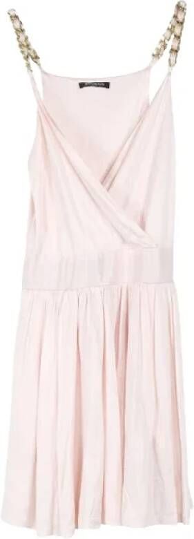 Balmain Pre-owned Dresses Roze Dames