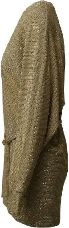 Balmain Pre-owned Fabric dresses Geel Dames