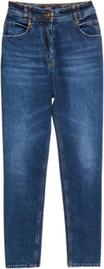 Balmain Pre-owned Jeans Blauw Dames