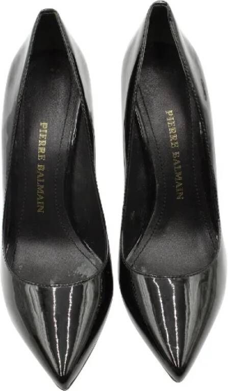 Balmain Pre-owned Leather heels Zwart Dames