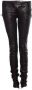 Balmain Pre-owned Lederen motorbroek Zwart Dames - Thumbnail 1