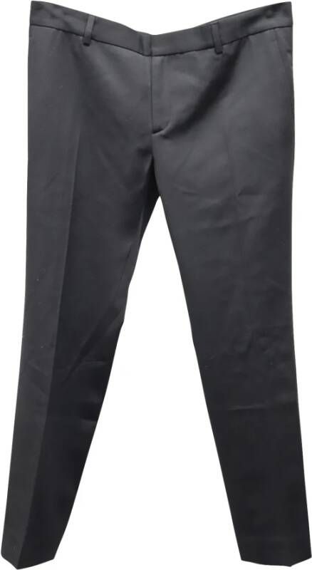 Balmain Pre-owned Slim-fit broek Zwart Heren