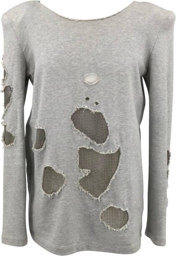 Balmain Pre-owned Sweatshirt Grijs Dames