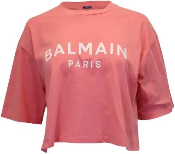 Balmain Pre-owned Tops Roze Dames