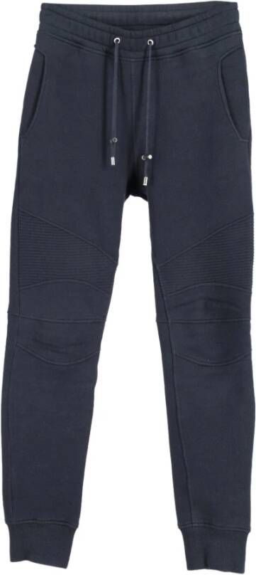 Balmain Pre-owned Trousers Blauw Heren