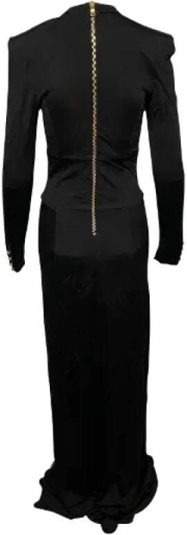 Balmain Pre-owned Viscose dresses Zwart Dames